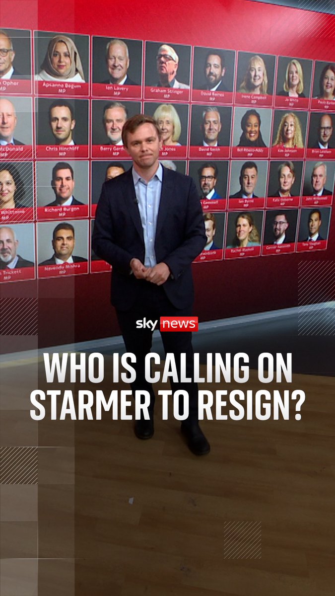 Who is calling on Sir Keir Starmer to resign? The Sky News tally of Labour MPs calling for the prime minister to stand down currently stands at 98. Sky's Rob Powell takes a look at the MPs