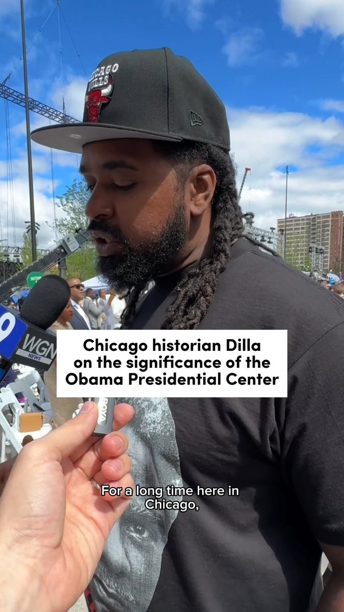 Chicago native and historian Shermann “Dilla” Thomas shares why the opening of the Obama Presidential Center is such a significant moment. More than a presidential landmark, the Center is a celebration of the South Side’s lasting influence. ✨ #NeverOutdoneChi Shermann Dilla Thomas