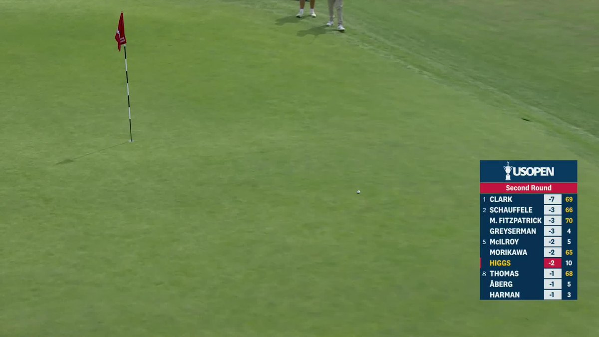 THE BIG RIG! 🚛 Spectacular birdie from well off the green for Harry Higgs!