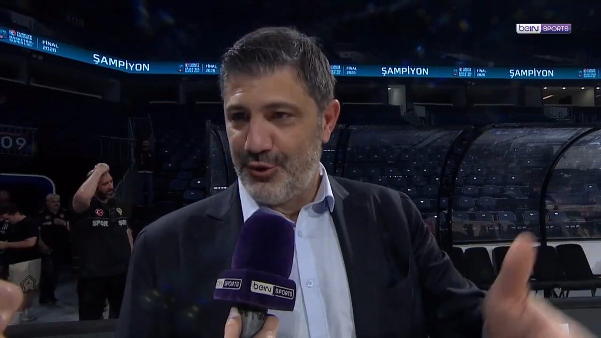 🗣️ Fenerbahçe Basketbol Şube Sorumlusu Ömer Onan'ın şampiyonluk töreni sonrası açıklamaları. #TSBSL #beINSPORTS