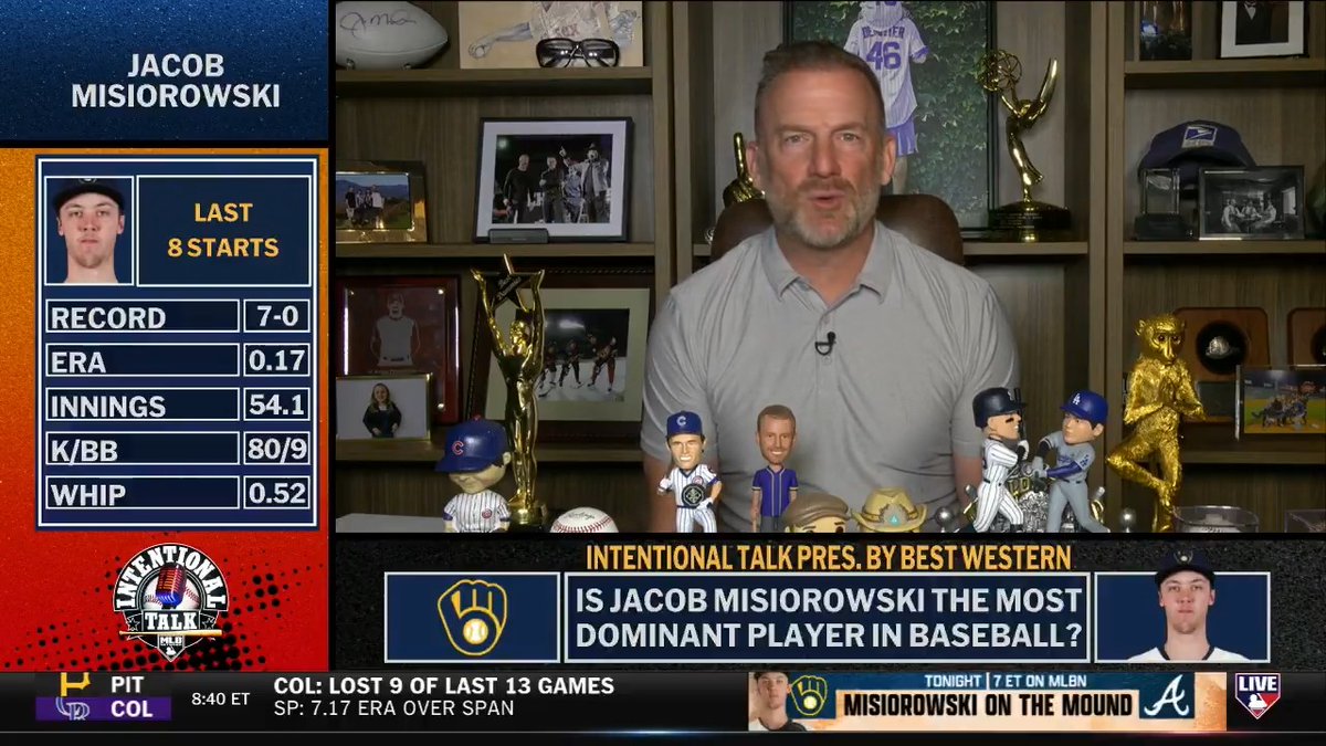 Jacob Misiorowski has a 0.17 ERA with EIGHTY strikeouts in his last eight starts 🤯 Is this the most dominant player in baseball? Siera Santos | Kevin Millar | RyanDempster