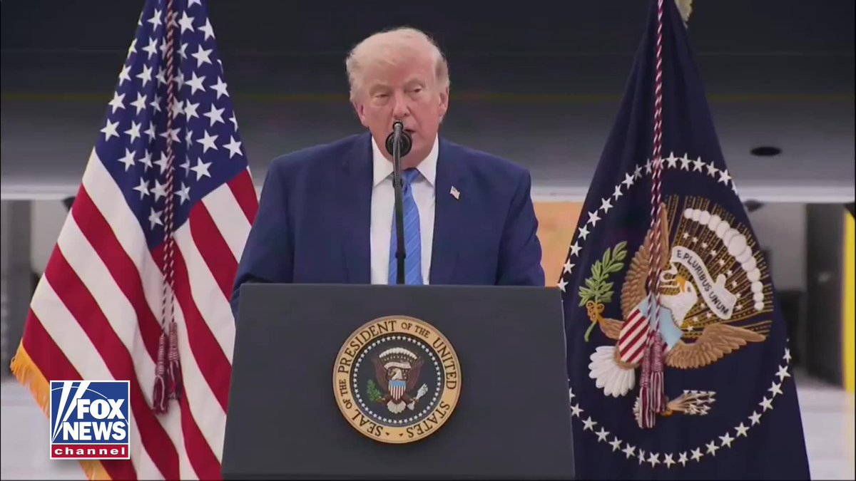 "This will be a flyover on July 4th I think I can say the likes of which we've never seen before." President Trump says America's 250th anniversary celebration on July 4th will feature a massive military flyover over the U.S. Capitol and White House, led by the newly refurbished Air Force One. Trump said the event will include F-22s, F-35s and other military aircraft, adding that military pilots are "all fighting to do it." "We're gonna have a lot of planes flying over the Capitol and over the White House," Trump said.