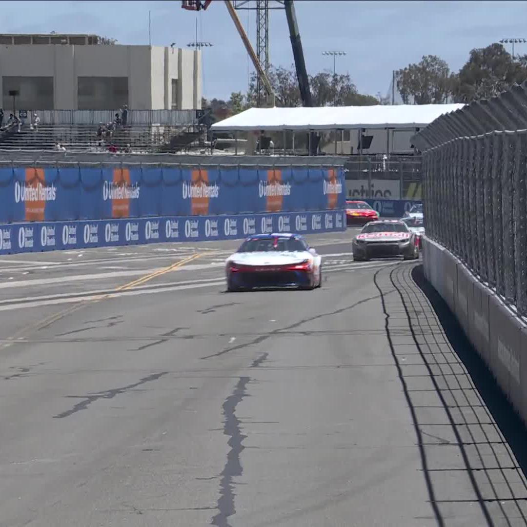 We are witnessing history. For the first time, the NASCAR Cup Series takes to the track at Naval Base Coronado.