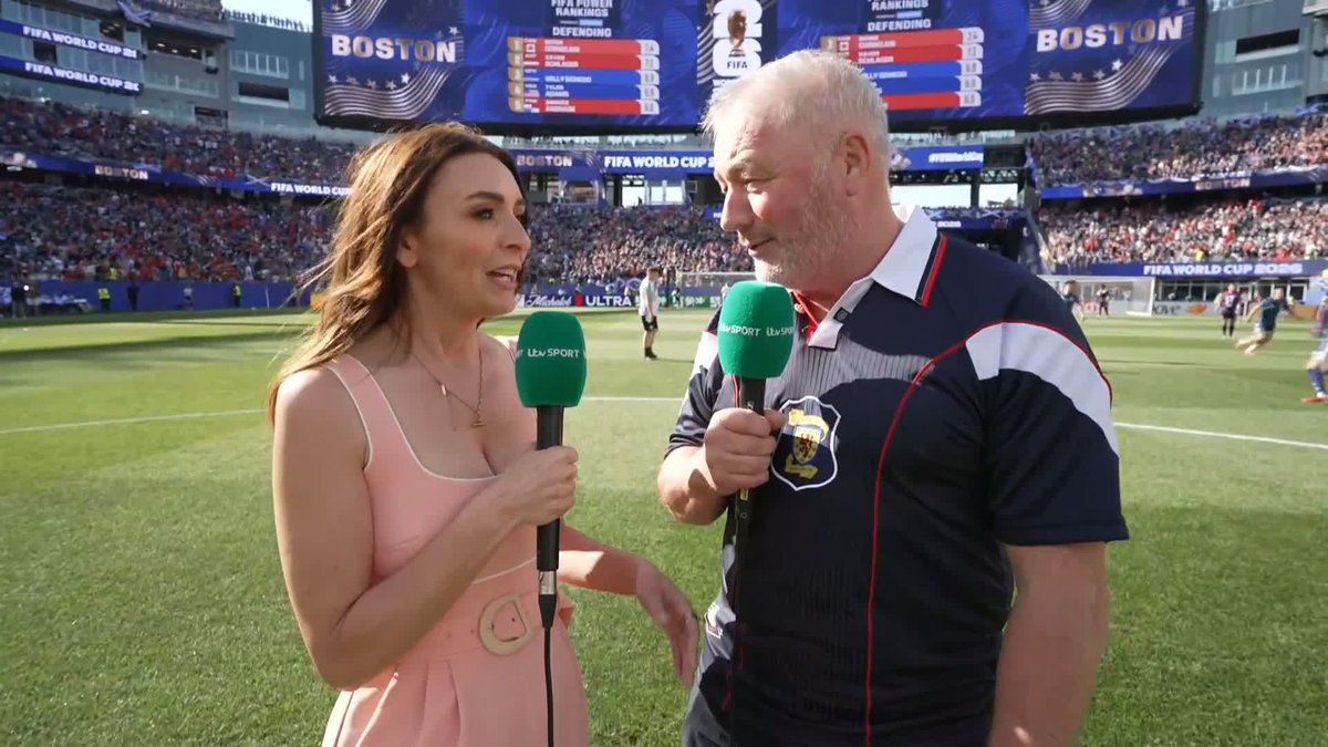 "This is an opportunity to change Scottish football history tonight" 🏴 Ally McCoist is soaking up every ounce of atmosphere ahead of Scotland's clash with Morocco... 🎙️ Connie McLaughlin