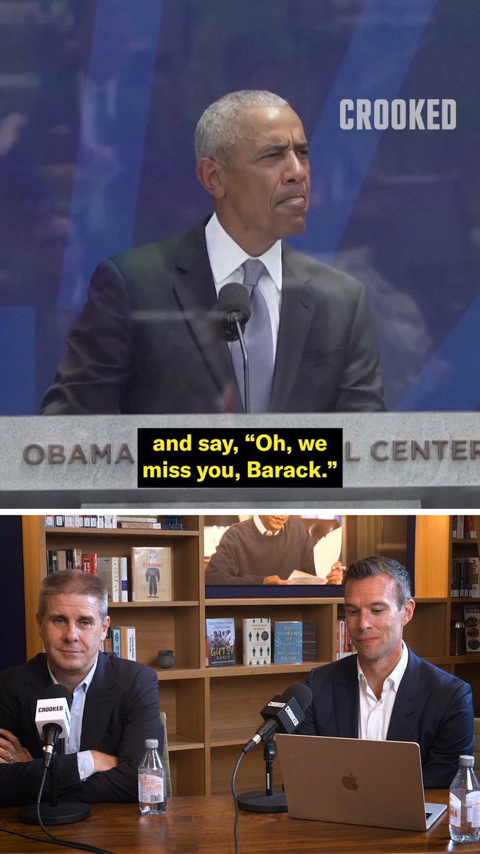 Obama gave a pep talk for America during his remarks at the opening of the Obama Center.