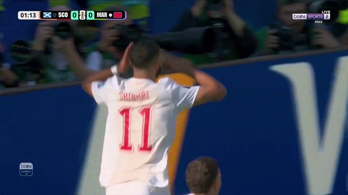 اسماعيل الصيباري يفتتح التسجيل مبكراً للمنتخب المغربي 📦 اشترك الآن 👇 🔗 📱 #كأس_العالم2026 | #مونديال2026 | #كأس_العالم #FIFAWorldCup2026 | #FIFAWorldCup | #beINWC26
