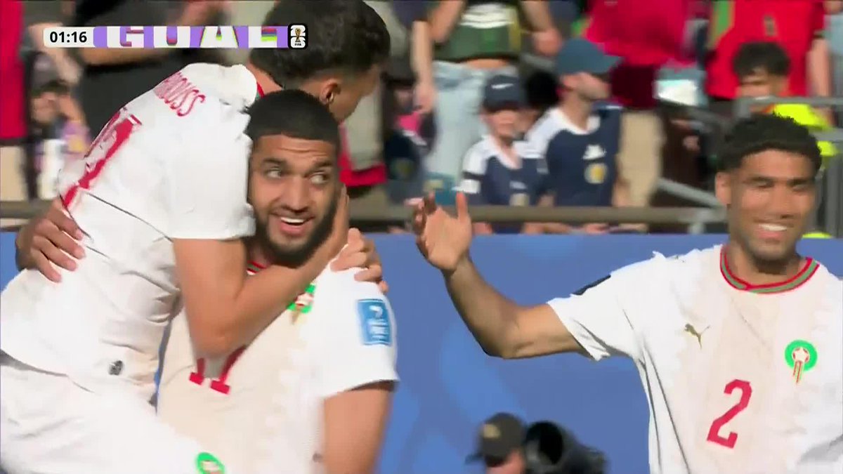 🇲🇦 Ismael Saibari has scored the quickest goal at the 2026 FIFA World Cup 🚀🚀🚀 🎥 SportyTV