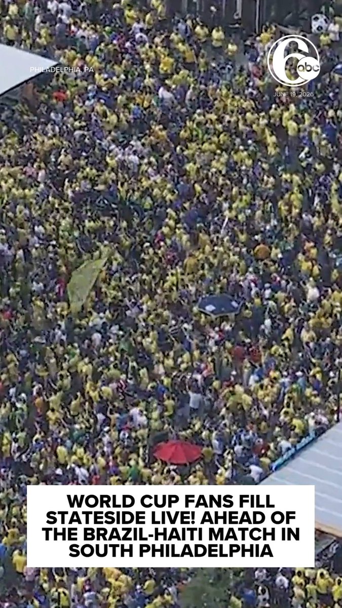 This is really maybe the craziest fan scene we’ve ever had in Philly I can’t wait for Eagles fans to get access to the new Stateside Live but Brazil is showing how it’s done My goodness