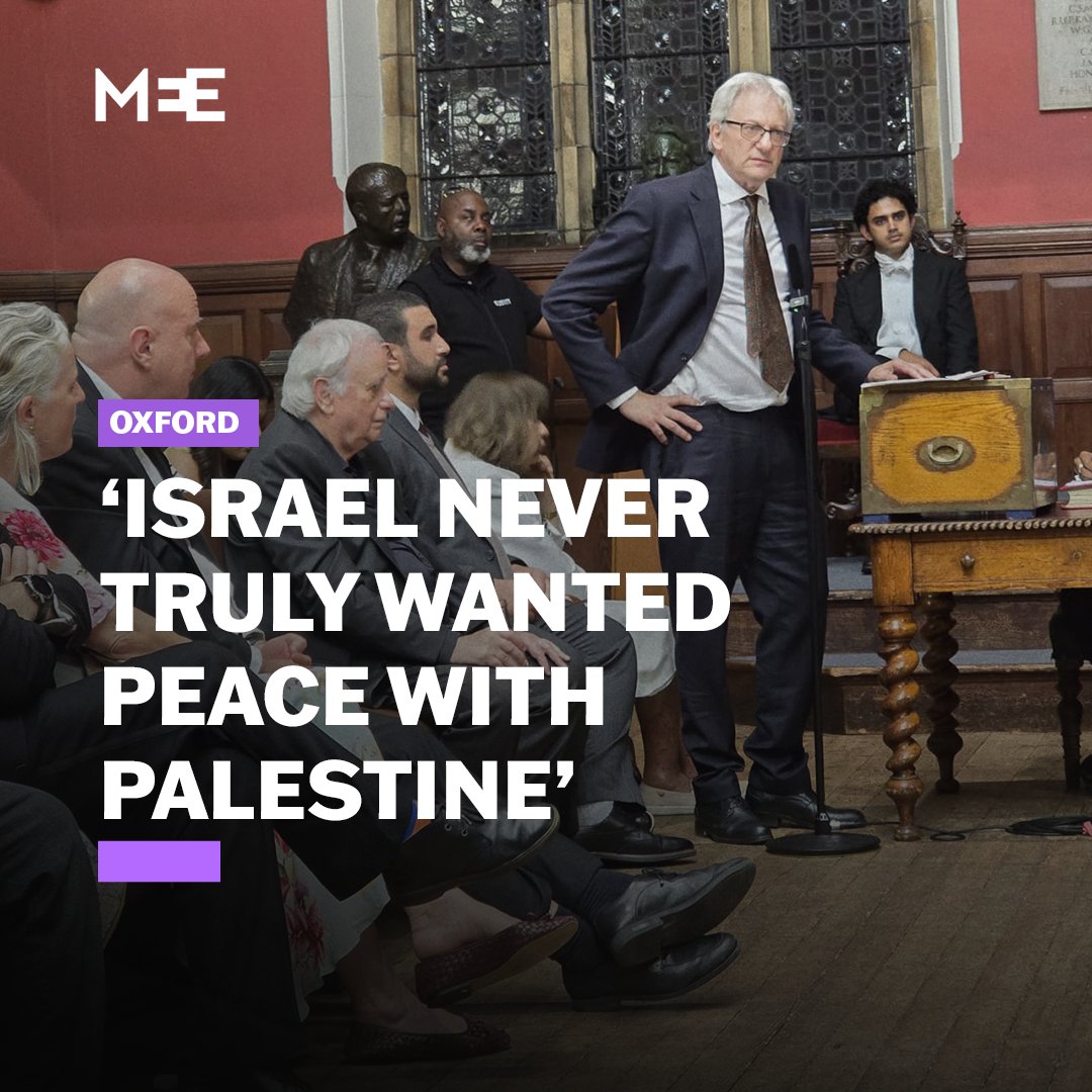 On Thursday, The Oxford Union, the world's most prestigious debating society, hosted a debate with the motion: "Israel never truly wanted peace with Palestine". The house won the debate, as tensions rose during the event.