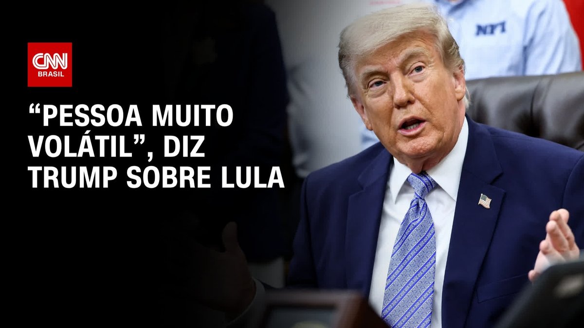 Trump diz que Lula é uma “pessoa muito volátil”; assista #HoraH