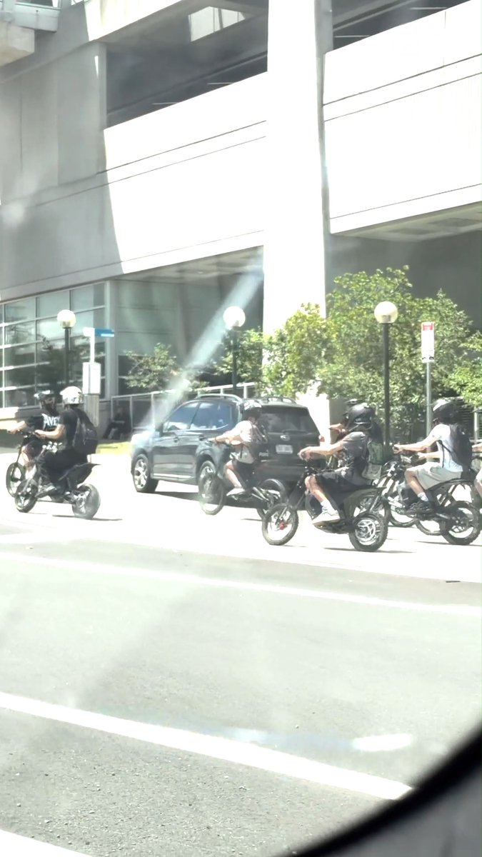 A large group of motor bikers disrupted traffic on roads in Fairfax County on Friday afternoon. 7News obtained video showing dozens of them, many appearing to be young, moving into roadways and disrupting the flow of traffic. Video by Scott Sikes Photography