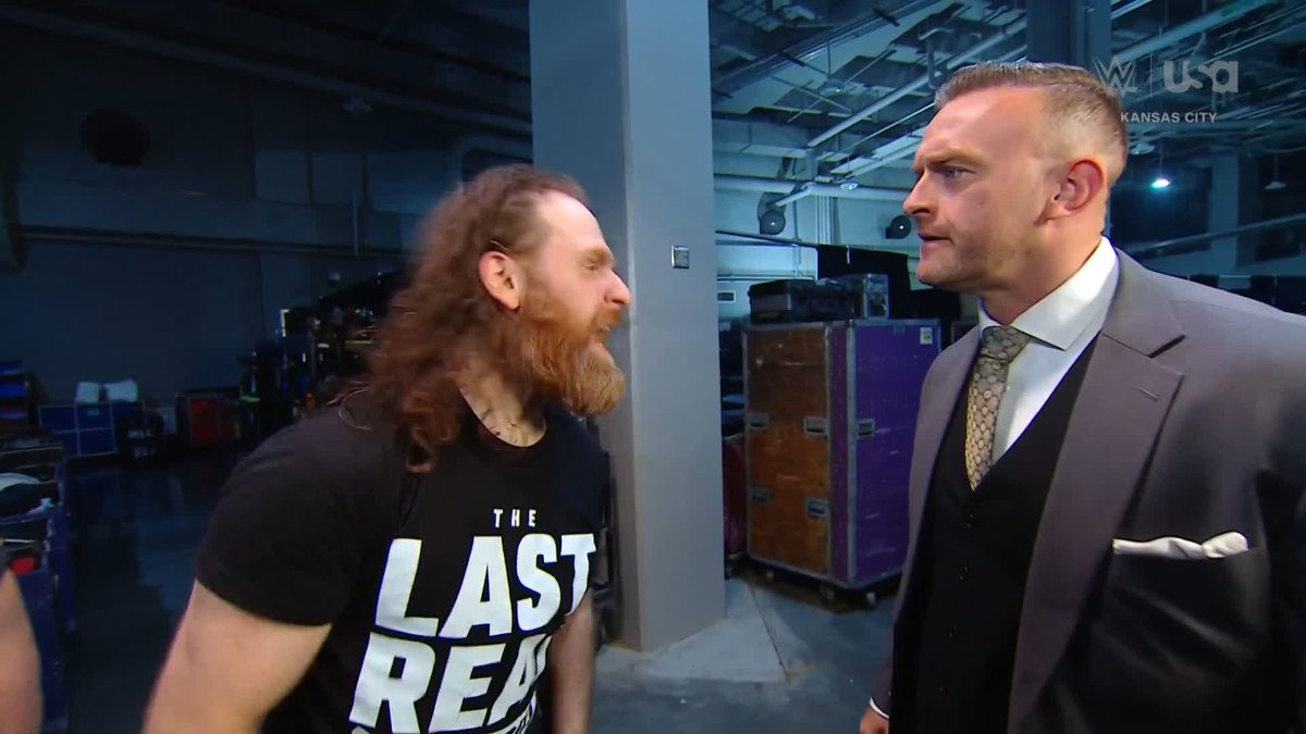 Nick Aldis is STILL pissed at Sami Zayn for how he officiated the Undisputed WWE Title Match! 😬