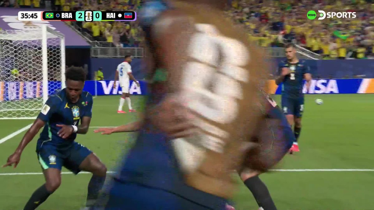 ¡GOLAZO DE BRASIL! Matheus Cunha se escapó y selló el 2-0 ante Haití.