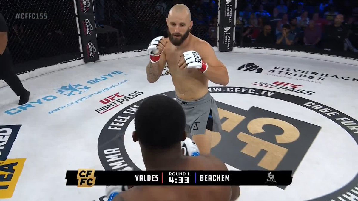 HE HAS WEAPONS EVERYWHERE!!! ⚔️ Cornell Beachem scores the KNOCKOUT and moves to 4-1! #CFFC155 | Live on UFC Fight Pass