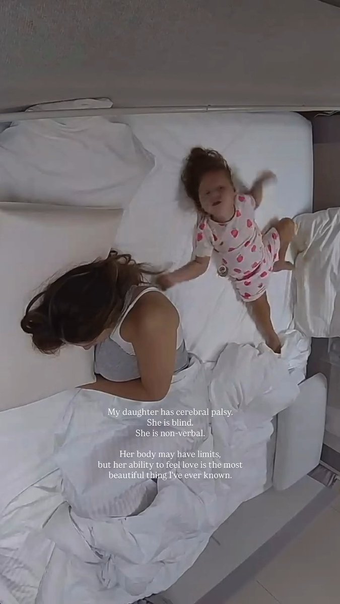 This little girl is blind, non-verbal, and has cerebral palsy. And still, she is full of life, love, and dignity. Her worth is not measured by what she can do, say, see, or achieve. She is valuable because she is human.