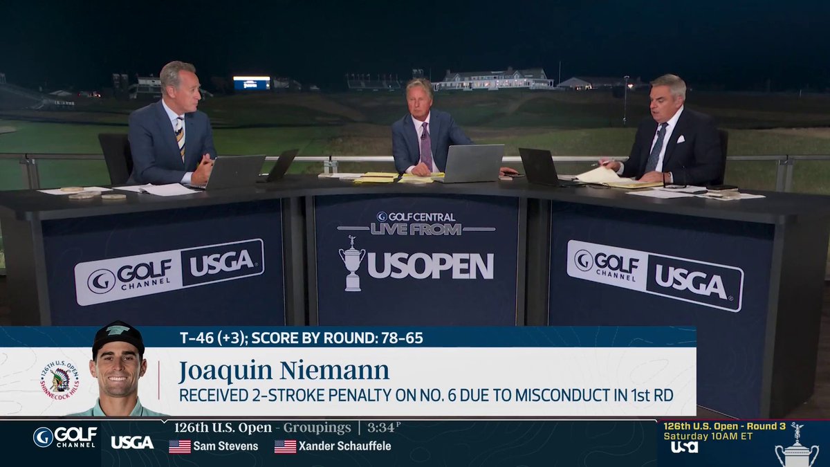 Paul McGinley is in favor of the two-stroke penalty assessed to Joaquin Niemann for misconduct. "This is standing up for the code of behavior within the game, and I'm all for it." Thoughts?