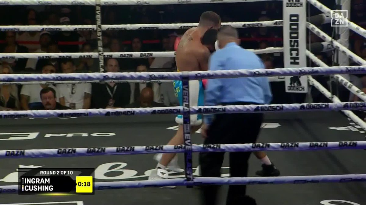 Devin Cushing HURT J'Hon Ingram in round 1! 😳 #PugilistRevolution | Live NOW on DAZN ▪️