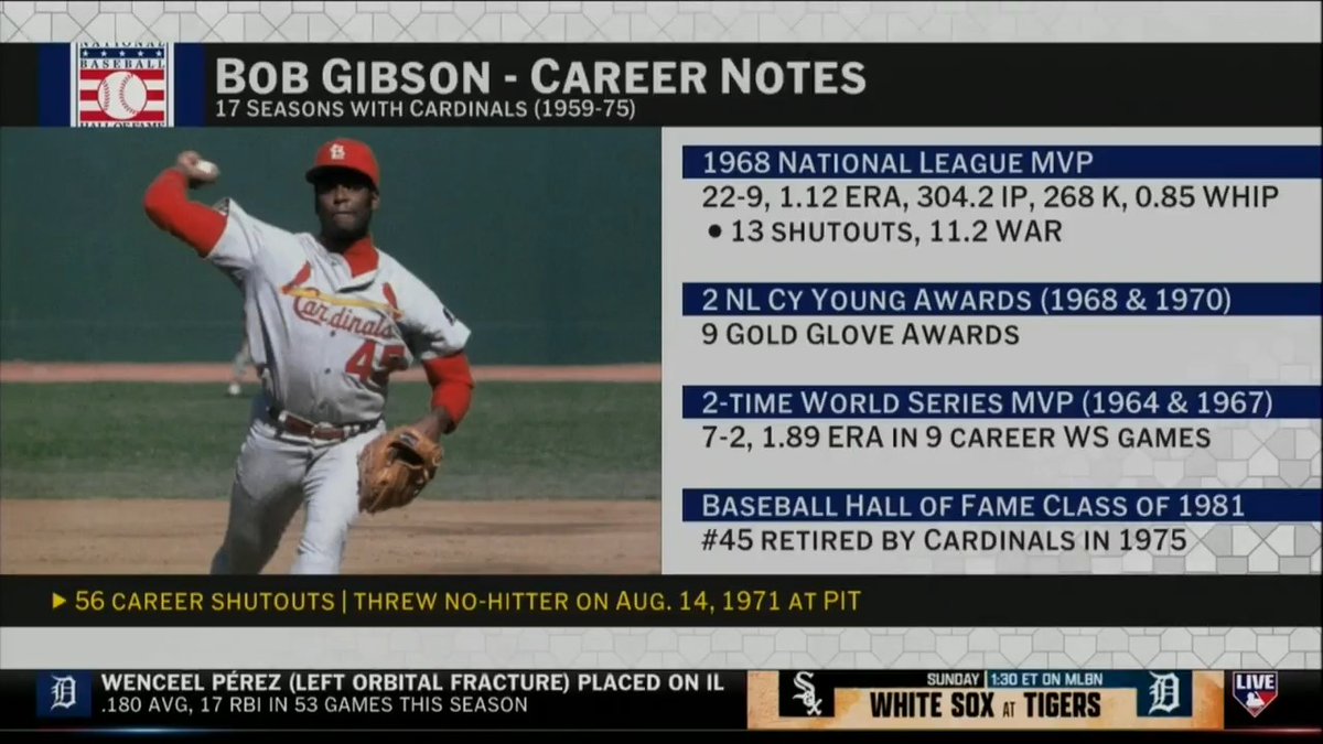 From the Harlem Globetrotters to throwing complete games in the World Series 😤 Harold highlights Hall of Famer Bob Gibson and his dominant career with the Cardinals on Juneteenth.