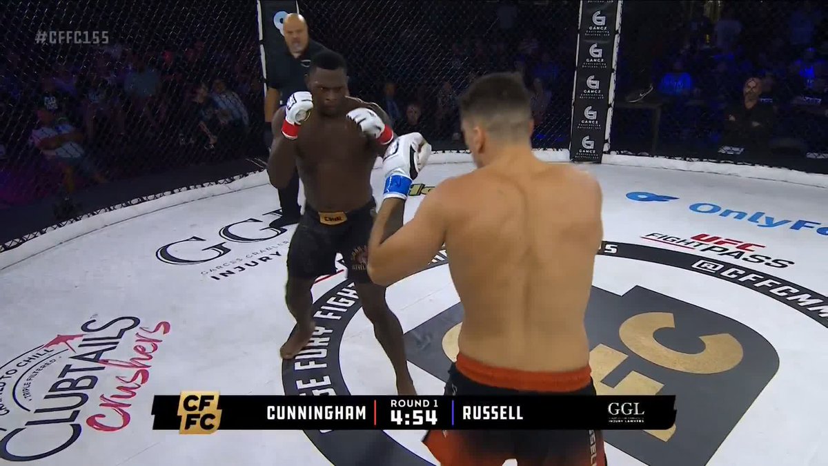 AND NEW!!! 👑 Jon Cunningham gets the KO in 11 seconds!!! #CFFC155 | Live on UFC Fight Pass