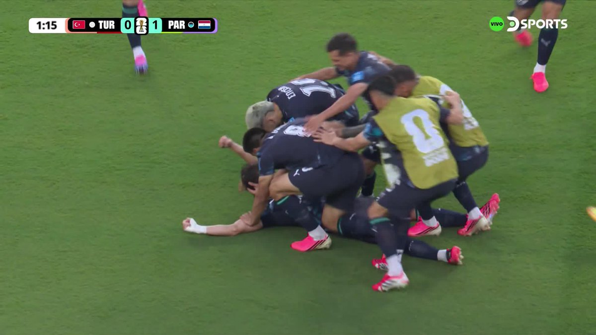 COMPETENCIA POR EL GOL MÁS RÁPIDO EN EL #MundialEnDSPORTS Matías Galarza Fonda remató de media distancia y abrió el marcador para Paraguay en el inicio del partido ante Turquía. #FIFAWorldCup