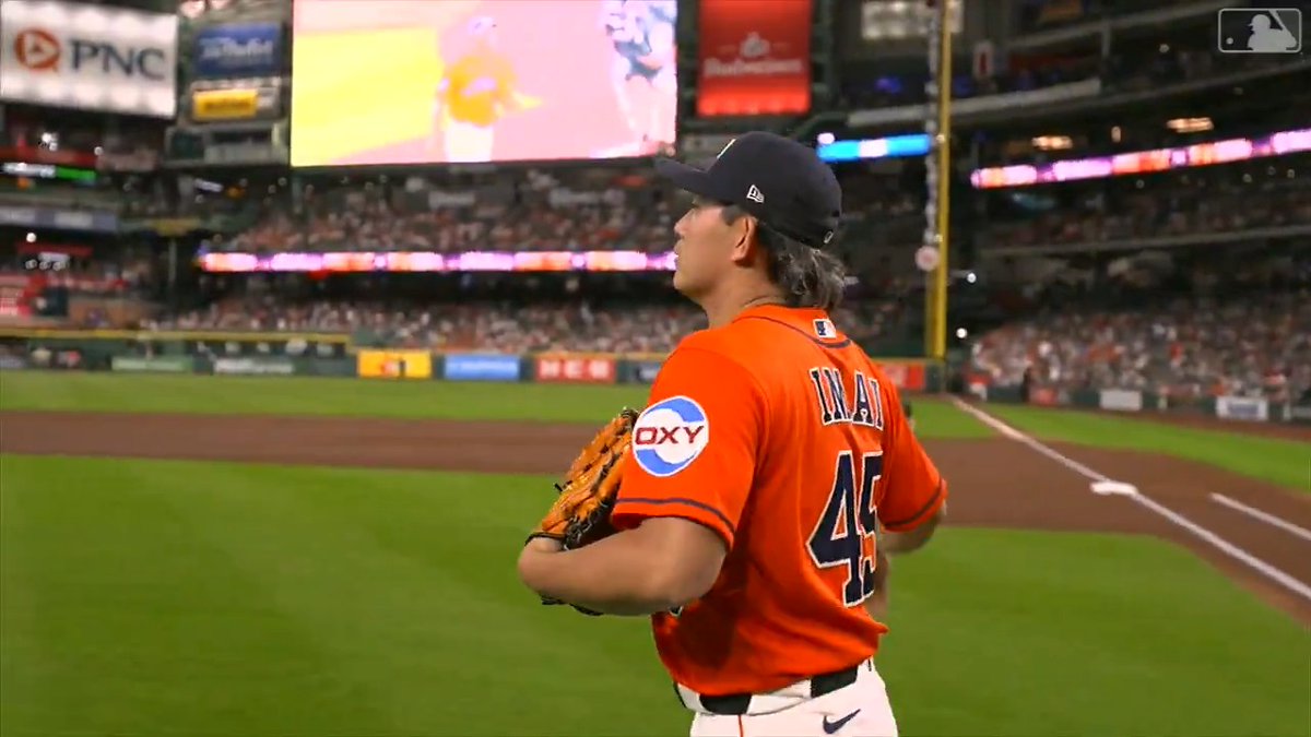 🎉 #今井達也 4勝目をマーク！ メジャー自己最多の11奪三振🔥 6回3失点11奪三振でQS達成！ 2回まで6アウトすべてを三振で取る 奪三振ショーを展開しました👏 👉直近5試合で3勝3QSです #日本人選手情報 日本人選手のハイライト映像は 公式YouTubeチャンネルでチェック👉