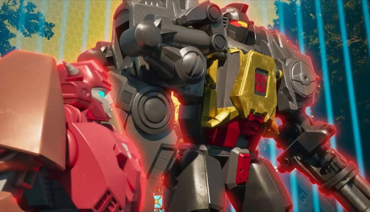 The first thing Grimlock thinks of when he’s told about the truth of Cyberworld is ask where his Little Prime is at rn… WHAT IF I’M SUICIDAL, GAMERS. ;w;