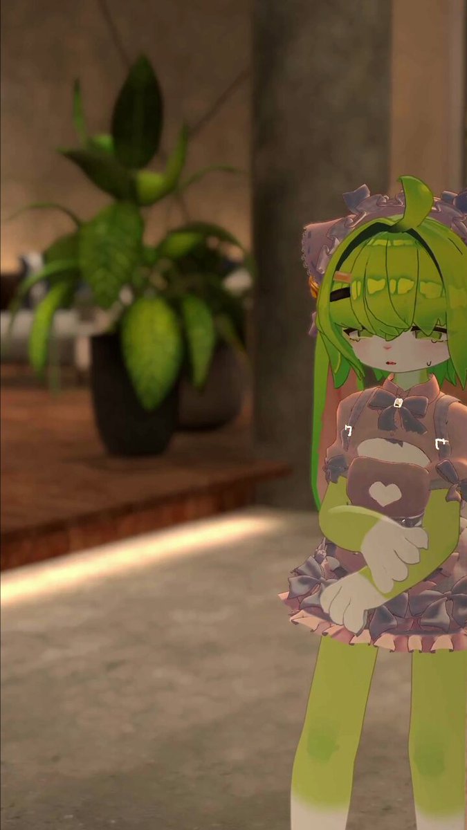 かわいい生きものが無理やりメイド服を着せられてる