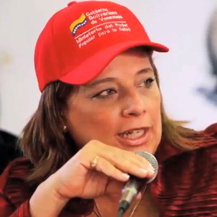 Esta es Eugenia Sader, quizás ningún otro chavista sea culpable de tantas muertes como lo es ella. Su descomunal robo a la sanidad venezolana causó el megadesastre que son los hospitales en Vzla. -Ella y su escuadrón de ladrones llenaron los cementerios.