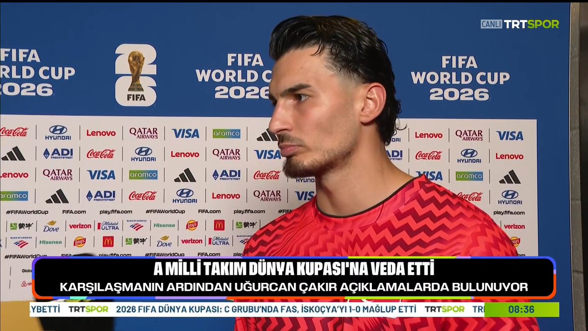 🗣🎙 Uğurcan Çakır: Tüm ülkemizden özür diliyorum. Onları gururlandırmak isterdik ama başaramadık.