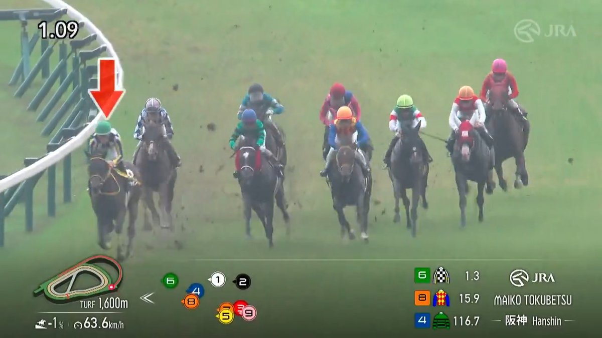 【直線楽に抜け出して完勝】 阪神9R 舞子特別は3歳牝馬 #アヴィオン が楽な手応えで後続を寄せ付けず完勝🔥 3歳未勝利から3連勝で2勝クラスを制しました✨