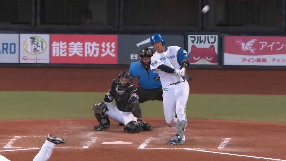 古巣相手への一発！🔥🔥 北海道日本ハム 代打 吉田賢吾 選手の今シーズン第1号2ランホームラン！🌈 👇スマホ・テレビで試合観戦！