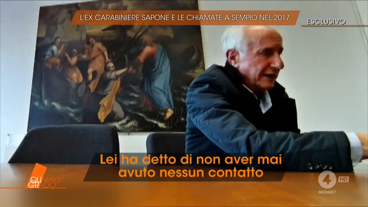 In esclusiva a #Quartogrado l'interrogatorio di Silvio Sapone, l'ex capo della polizia giudiziaria di Pavia, che seguiva il caso Garlasco