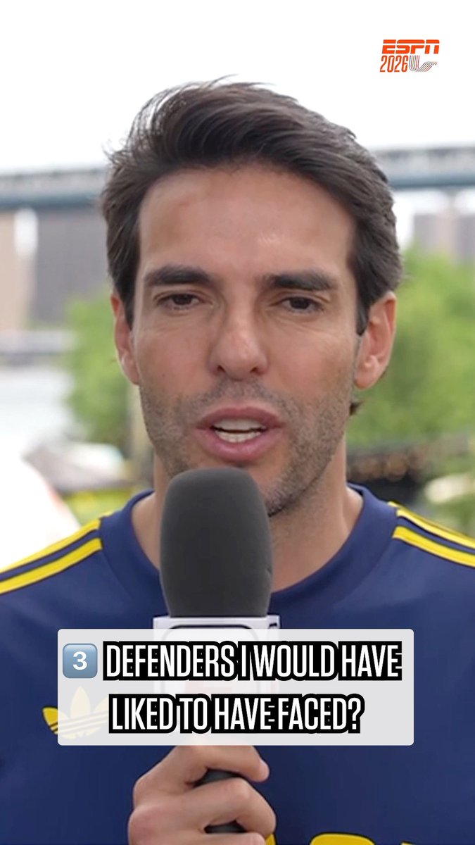 Kaka said he'd love to face this current England defender 👀