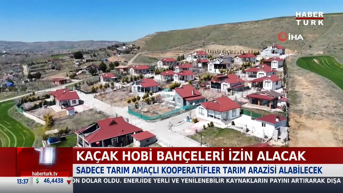 📌Hobi bahçeleri kanunu Resmi Gazete'de Sadece tarım amaçlı kooperatifler tarım arazisi alabilecek.