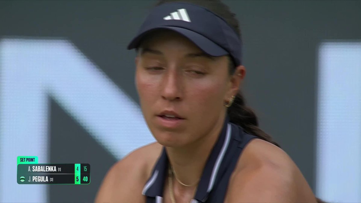 A demanding start! 😤 Jessie Pegula takes the first set 6-4 over Sabalenka. #BTO26