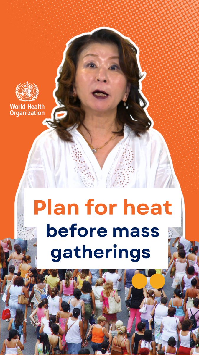 Heading to a major event this summer? Heat safety starts before you arrive. Pack a water bottle, light clothing, and your medicines. When you get there, find the nearest water point, cooling area, and first aid post. If you feel unwell, act immediately. #BeatTheHeat