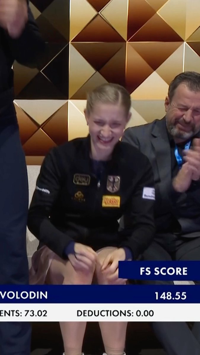 🇩🇪⛸️ This is the energy every German fan is bringing into tonight's game at the FIFA World Cup! 🔥 Minerva Hase & Nikita Volodin after winning the ISU Figure Skating World Championships 2026, and honestly? That's the ONLY mood we're accepting for Germany tonight. 🏆✨ #FigureSkating #FIFAWorldCup
