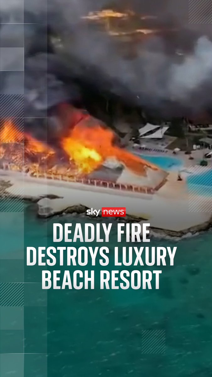 A woman has died and almost 1,700 tourists have been evacuated after a major fire tore through a luxury beach resort in the Dominican Republic. The blaze broke out at the Viva Dominicus Beach by Wyndham in Bayahibe.