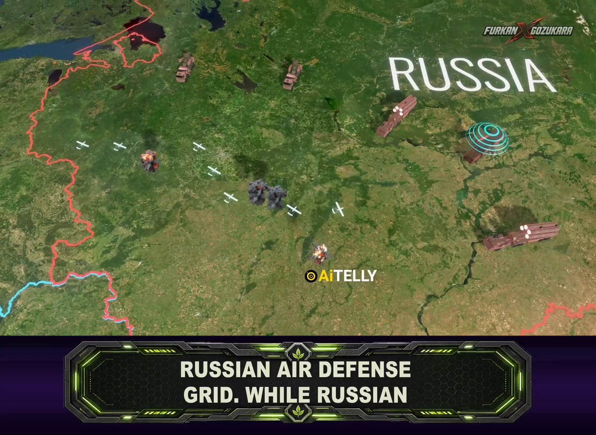🚨 MASSIVE DEVELOPMENT: Analysis shows how Ukraine bypassed Russian air defenses. The strategy relied on massive drone swarms to overwhelm the grid. This effort used nearly 1,000 drones to exhaust the radar and interceptor capacity of advanced systems like the S-400.