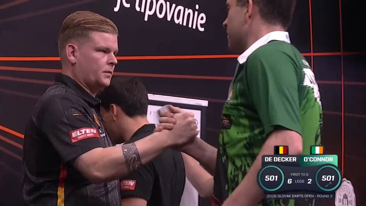BACK WITH A BANG! 💥 After suffering a four month dry spell on the European Tour, Mike De Decker picks up a much-needed victory over William O'Connor - averaging north of 107 in the process! 📺 #ET9