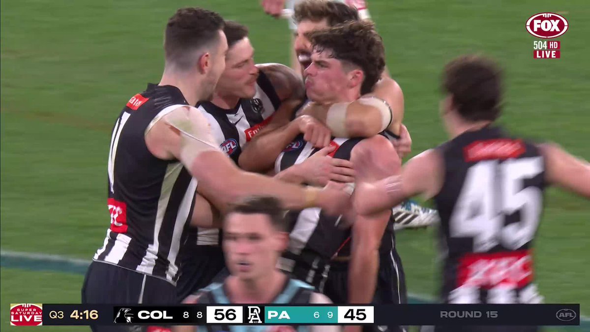 Sam Swadling, WELCOME TO THE AFL! 😮‍💨 📺 Watch #AFLPiesPower on Ch.504 or stream on Kayo: ✍️ BLOG 🔢 MATCH CENTRE