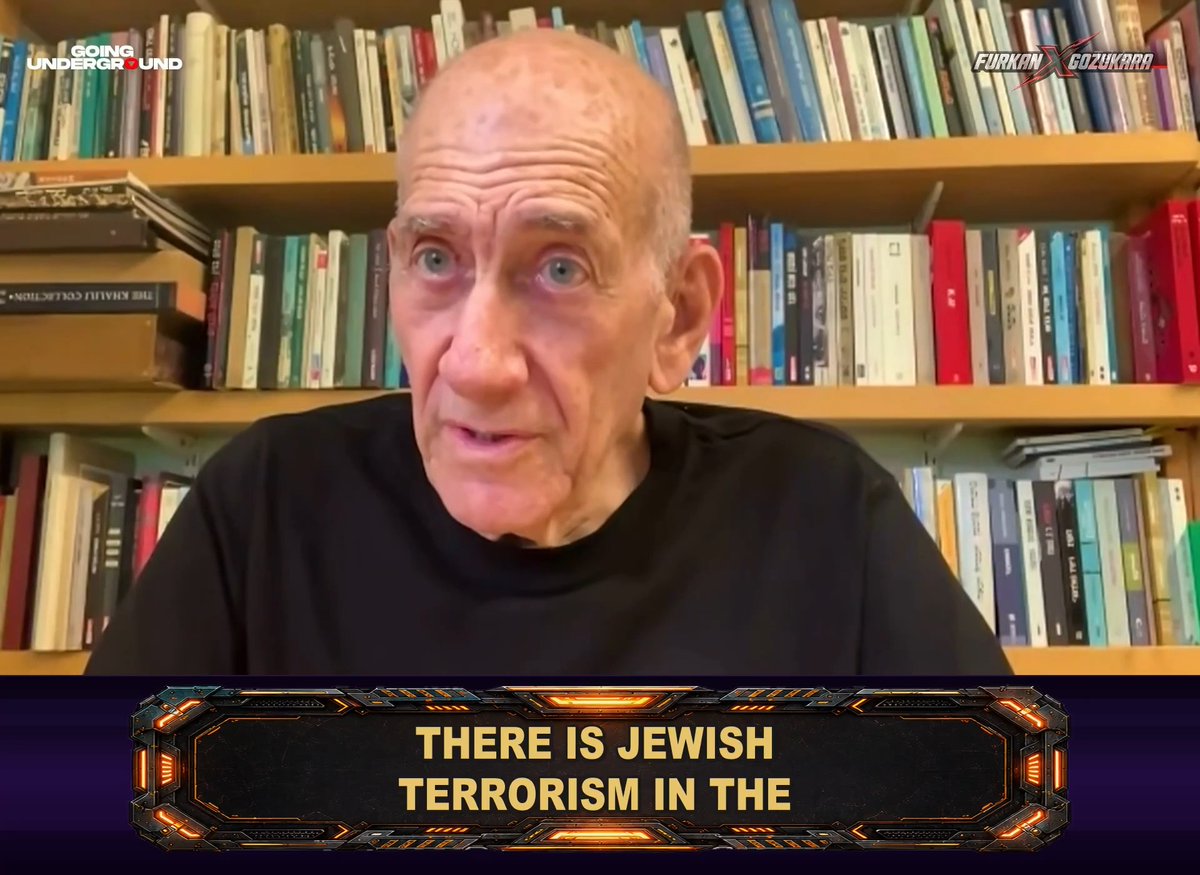 🚨 ABSOLUTE BOMBSHELL: Former Israeli PM Ehud Olmert explicitly confirms Israeli settlers are committing "Jewish terrorism" and ethnic cleansing in the West Bank. He reveals the Zionist regime's highest authorities actively finance and coordinate these crimes against humanity!