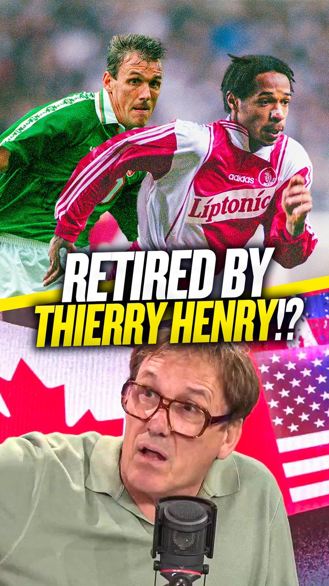 😰 "I got caught in a one-on-one with him and I was 37..." 🔚 "I went to the manager's office and said I think I'm gonna call it a day!" Tony Cascarino reveals how #AFC legend Thierry Henry nearly made him retire! 💨😅