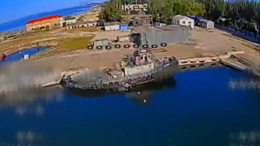 Ukraine's 🇺🇦 Unmanned Systems Forces operators struck gas infrastructure in occupied Crimea overnight, the bridge over the Henichesk Strait, and fuel and military logistics in occupied territories.