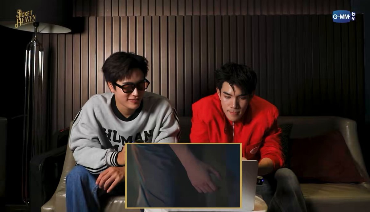 Gemini’s reaction to the whole scene… i just knew he was feeling really shy 😭😭 BARTHTANRAK HEAVENLY SECRET #TicketToHeavenEP4
