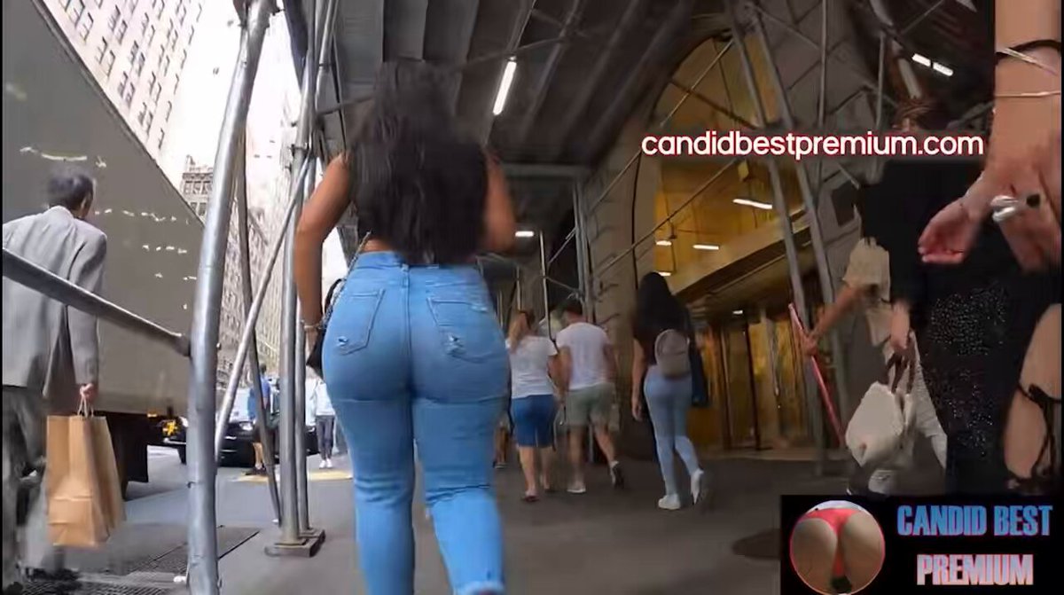jiggly latina ass in jeans #candid #creepshot #booty #jiggly