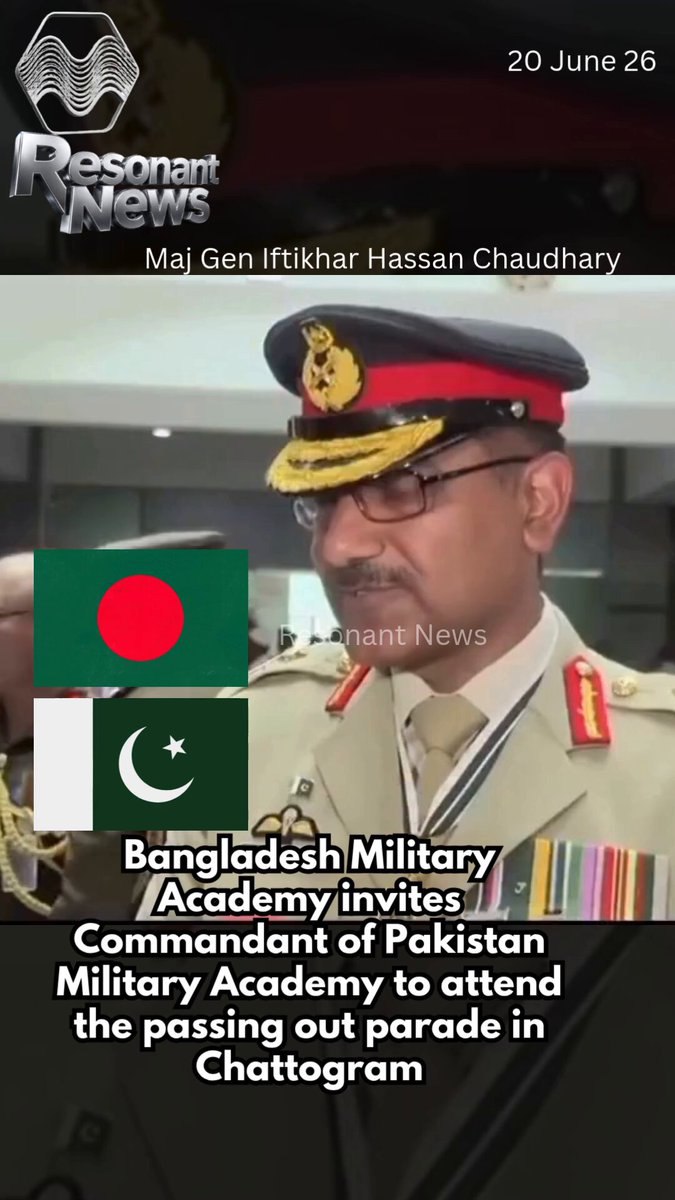 Continued from what I had posted yesterday... 🇧🇩🇵🇰For the first time---Bangladesh Military Academy invites Commandant of Pakistan Military Academy to attend the passing out parade in Chattogram He says "we will remian brothers". To be honest I want BANGLADESH to fall in PAKISTAN's arms once again to just to experience what it is like to be with PAKISTAN. 😄😄😄 They will not forget the "experince" for next few centuries. lol Time for BANGLADESH to splinter into smaller parts.