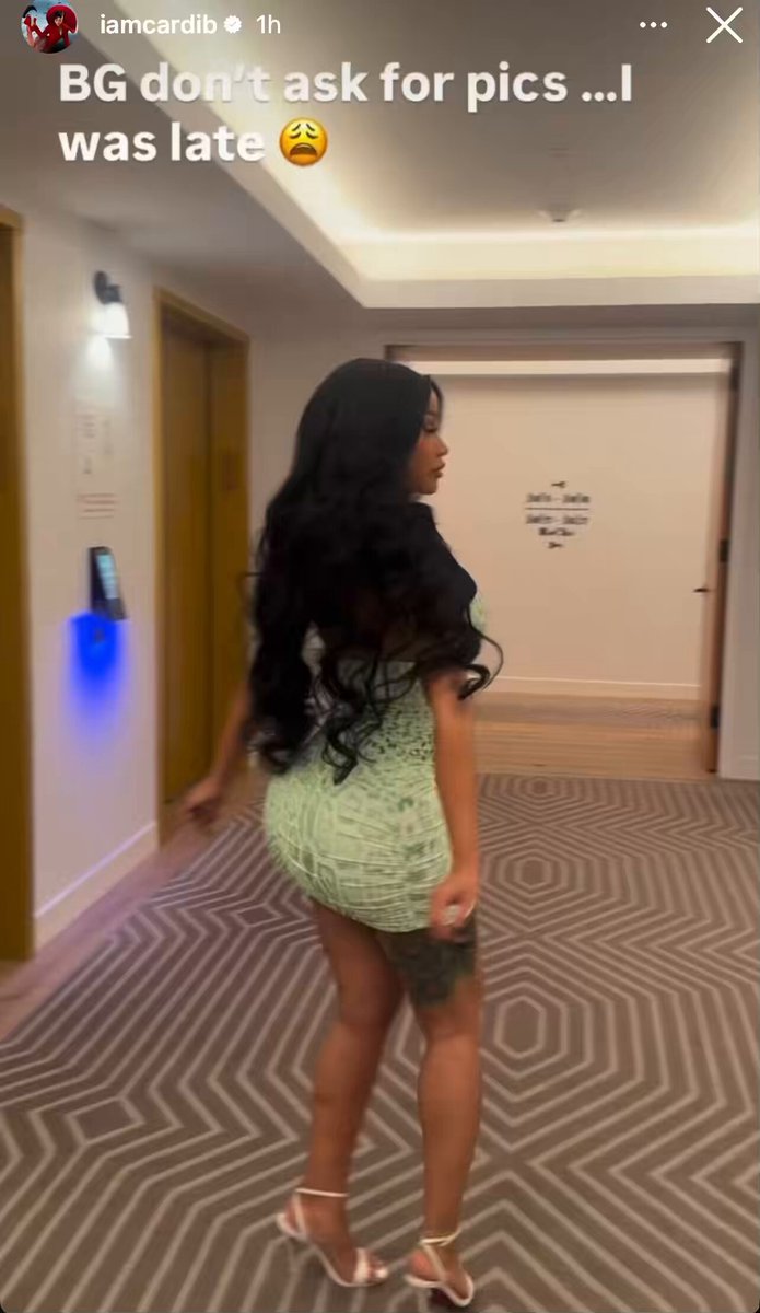Cardi please 😂😂 bad as always though 😍