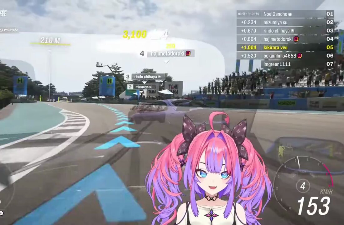 Vivi: "Cecilia-senpai is bad girl! Bad Girl!" CC running into her kouhai LOL #ヴィヴィライブ #ホロ爆走祭