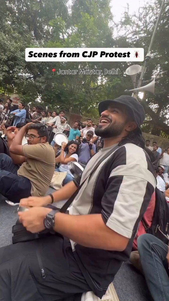 Mauj masti rukni nahi chahiye! #viral #cjpprotest #cjp #cockroachjantaparty